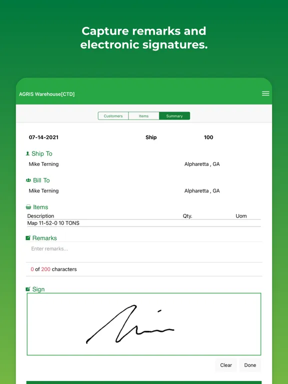 Zrzuty ekranu AGRIS Warehouse iPad 