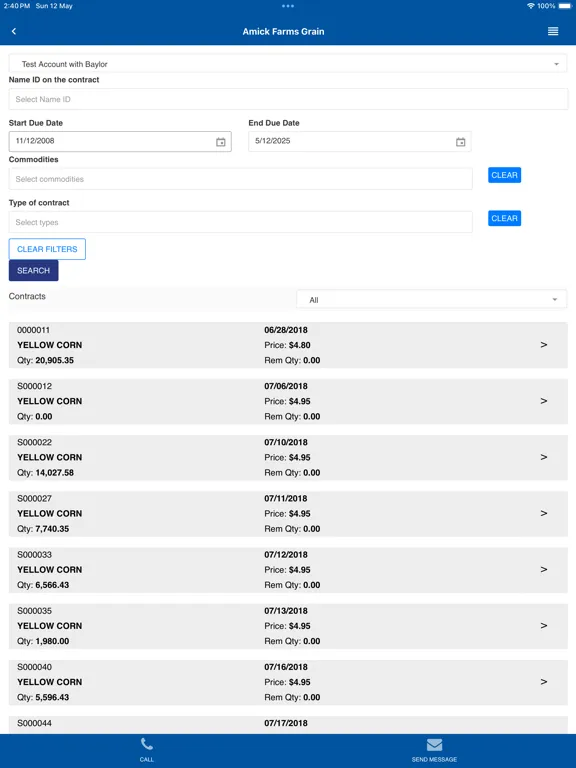 Amick Farms Grain iPad  স্ক্রিনশট