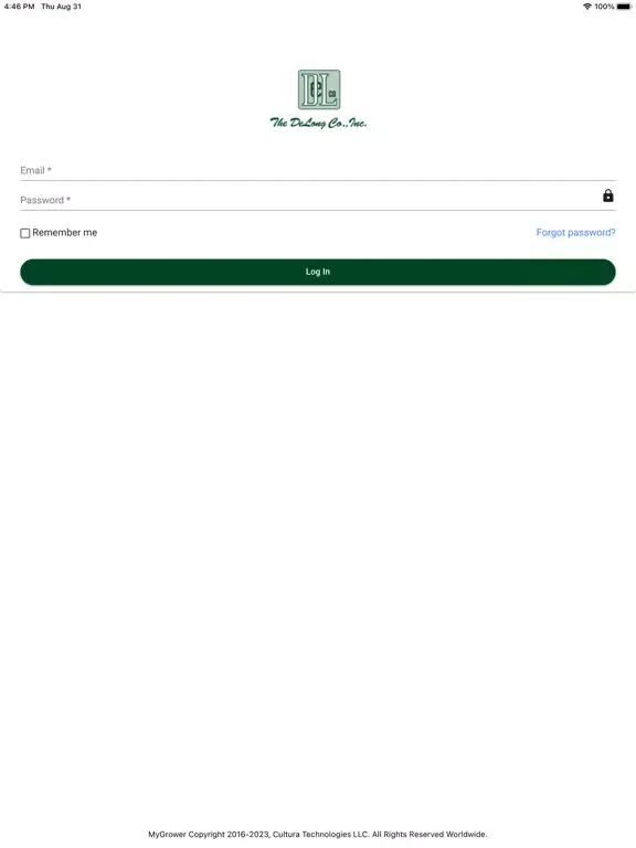 The DeLong Co., Inc. Grain iPad 应用截图