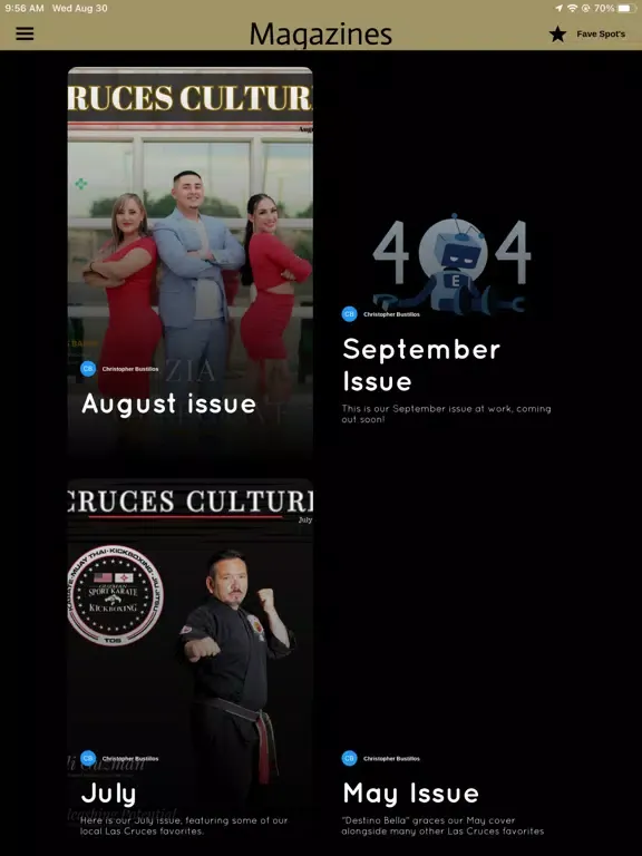 Capturas de pantalla de Cultured Medias iPad 