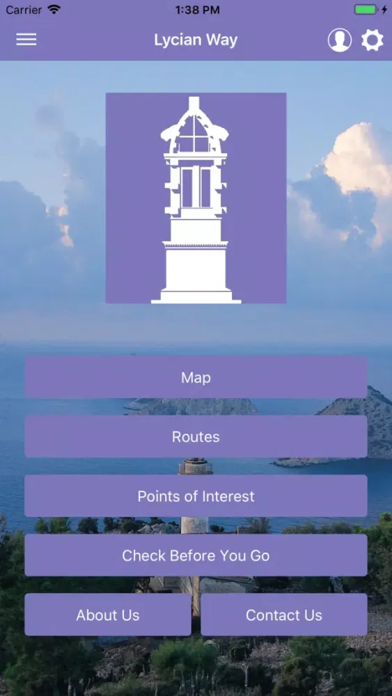 Tangkapan skrin Lycian Way Pro