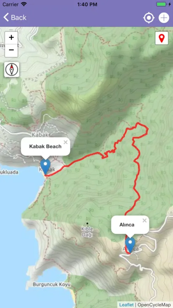 Tangkapan skrin Lycian Way Pro