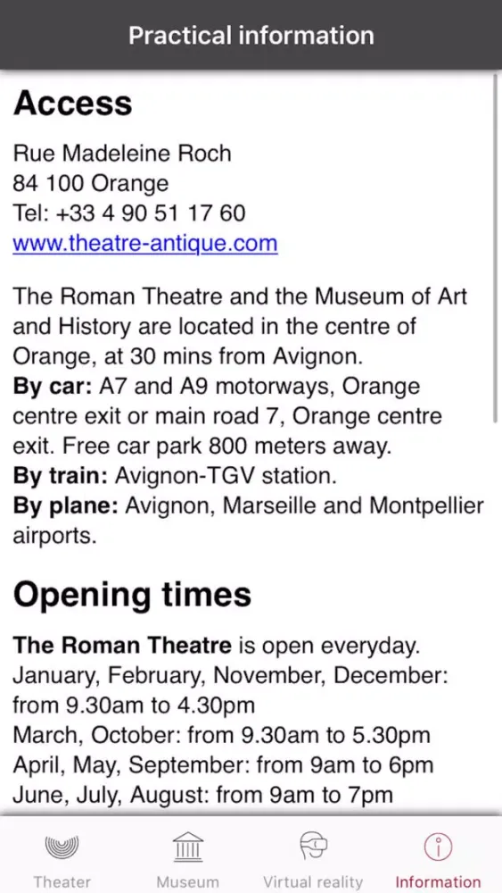 Théâtre et Musée d’Orange Screenshots