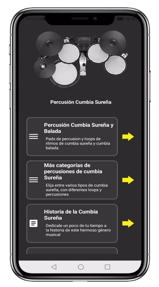 Capturas de pantalla de Percusión cumbia sureña