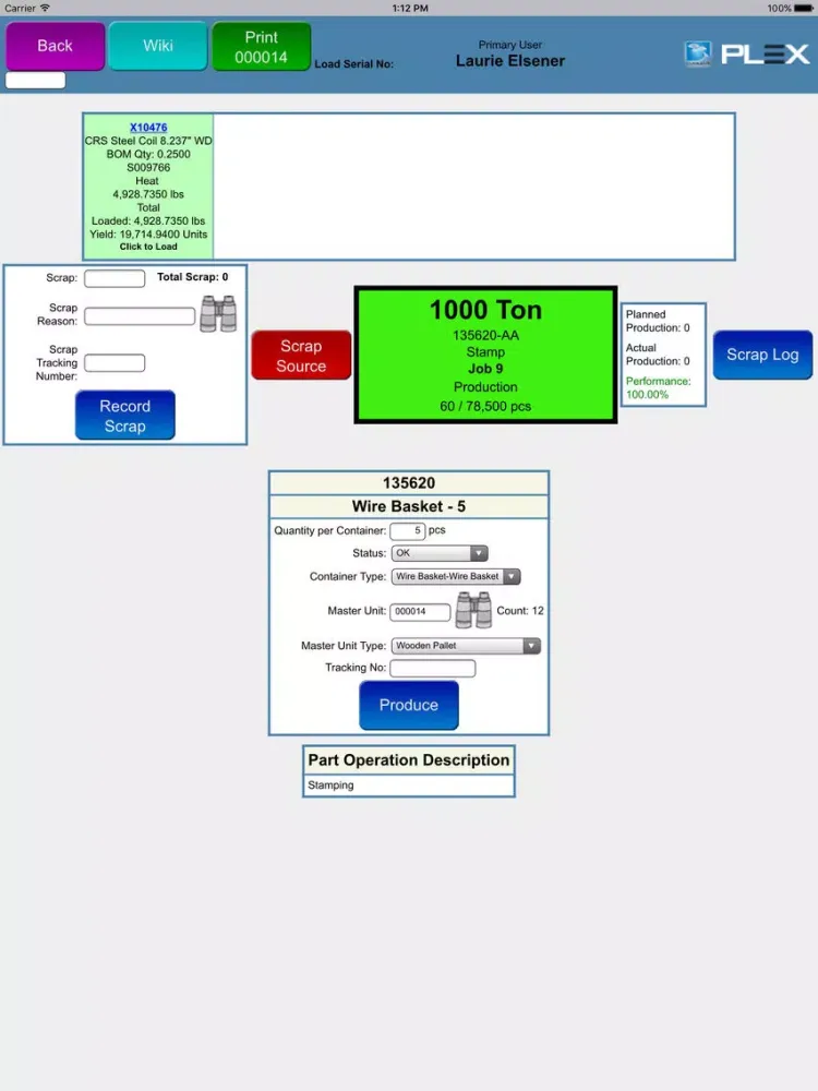 Screenshot di Cumulus Web iPad 