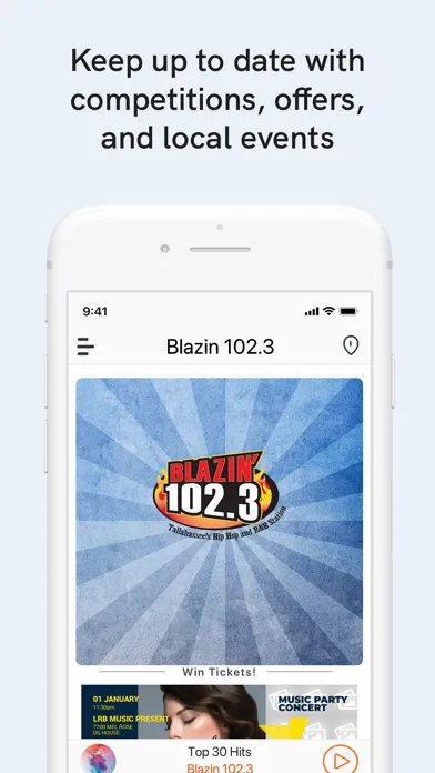Blazin 102.3应用截图