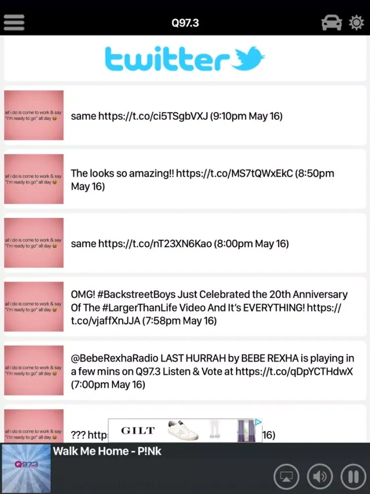 Q97.3 iPad  Screenshots