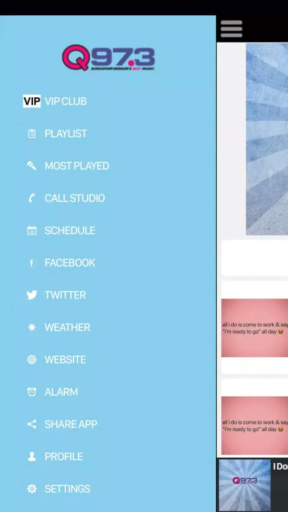 Q97.3 Screenshots