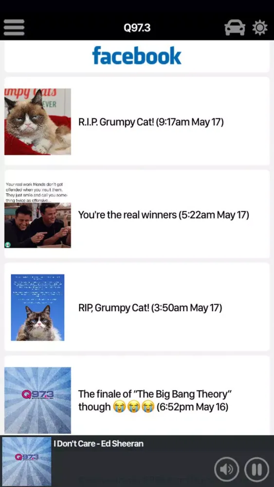 Q97.3 Screenshots