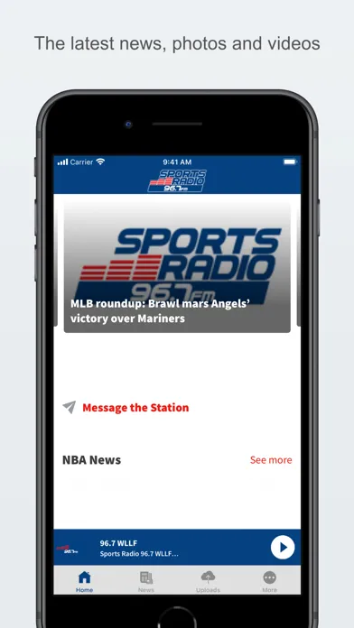 Sports Radio 96.7 WLLF स्क्रीनशॉट