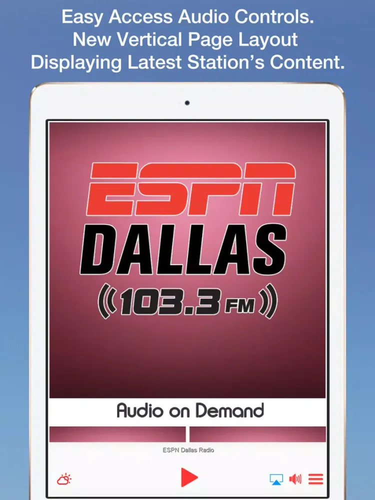 تصاویر ESPN Dallas Radio iPad 