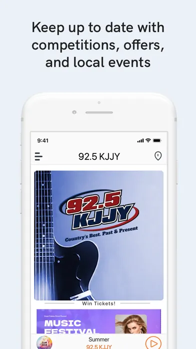 92.5 KJJY سکرین شاٹس