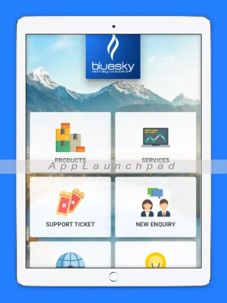 Captures d'écran de Bluesky Support Portal iPad 