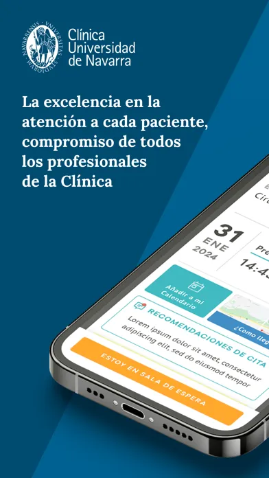Ảnh chụp màn hình của Clínica Universidad Navarra