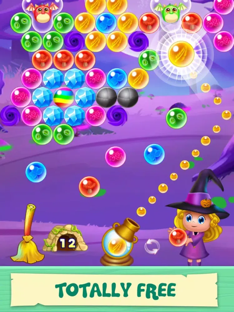 Magic Witch Pop: Bubble Shooter Games iPad  স্ক্রিনশট