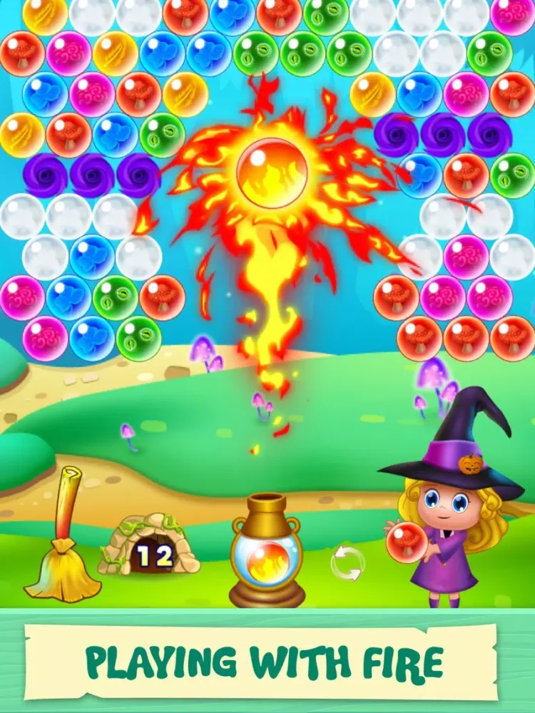 Magic Witch Pop: Bubble Shooter Games iPad  স্ক্রিনশট