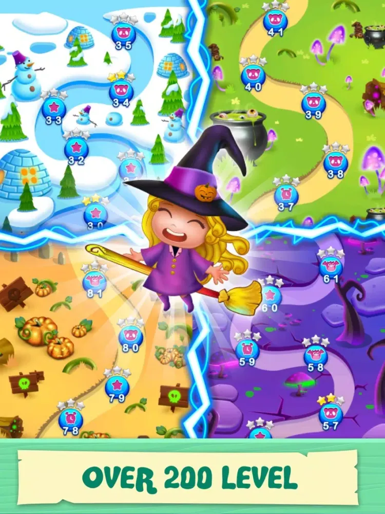Magic Witch Pop: Bubble Shooter Games iPad  স্ক্রিনশট