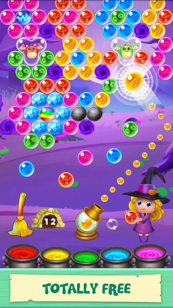 Magic Witch Pop: Bubble Shooter Games স্ক্রিনশট