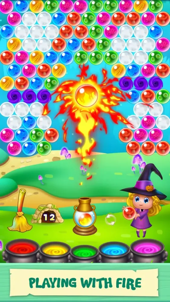 Magic Witch Pop: Bubble Shooter Games স্ক্রিনশট