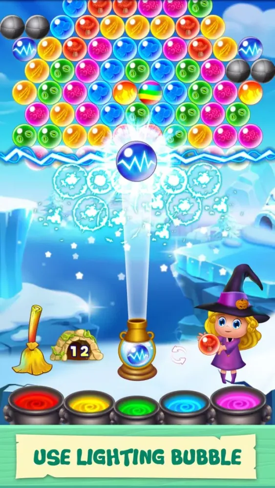 Magic Witch Pop: Bubble Shooter Games স্ক্রিনশট