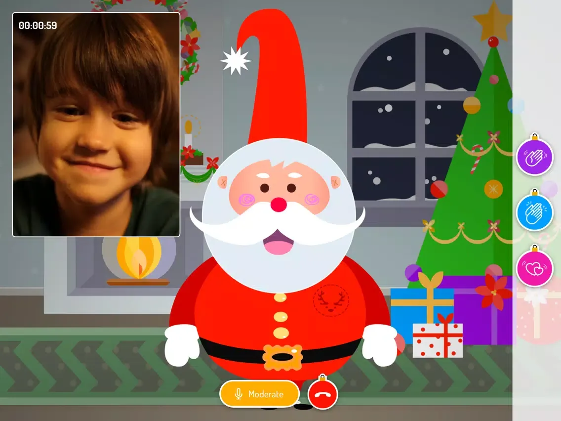 Zrzuty ekranu Xmas Time - Call Santa Claus iPad 