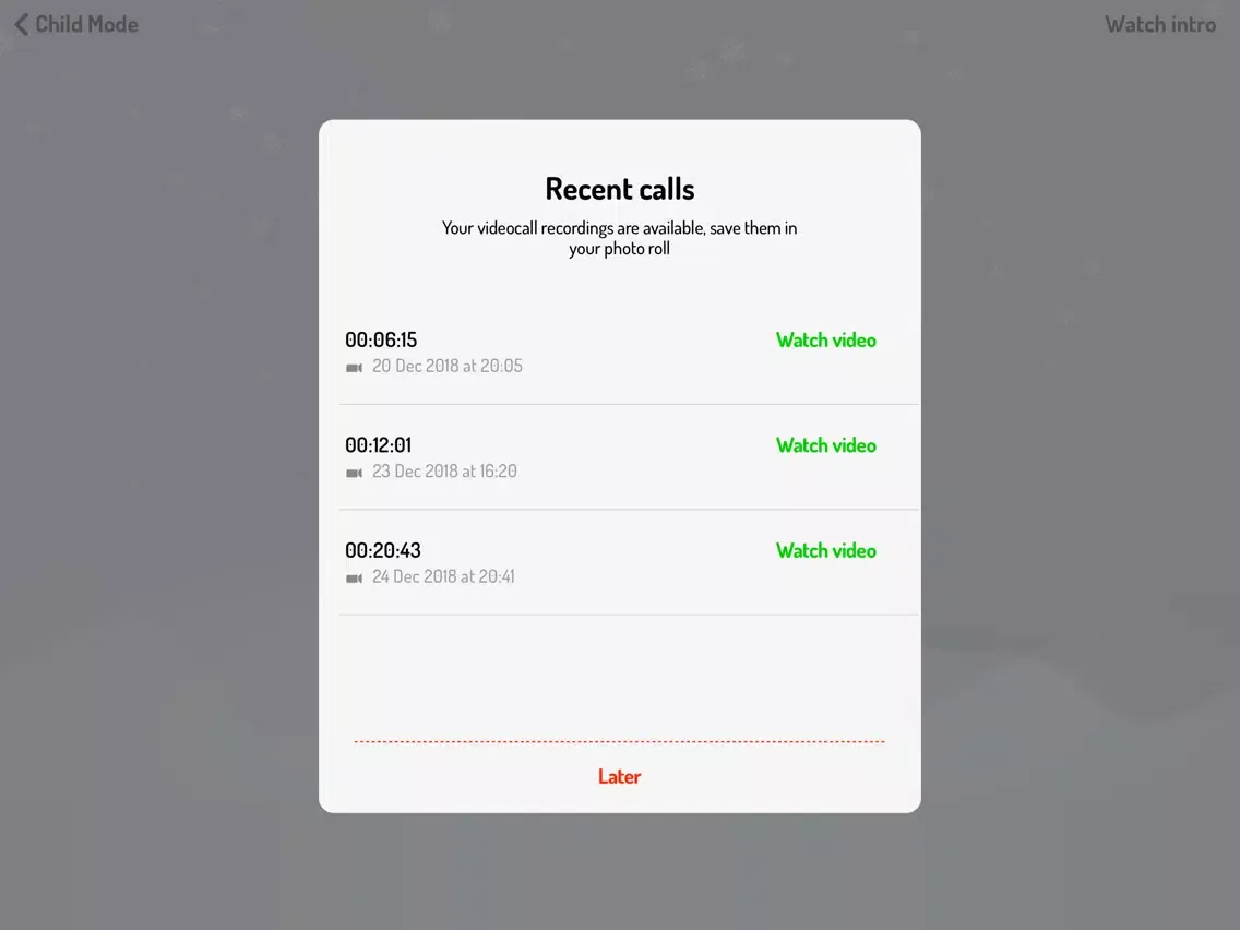 Zrzuty ekranu Xmas Time - Call Santa Claus iPad 