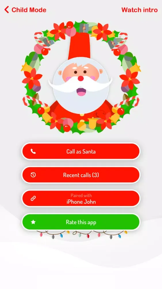 Zrzuty ekranu Xmas Time - Call Santa Claus