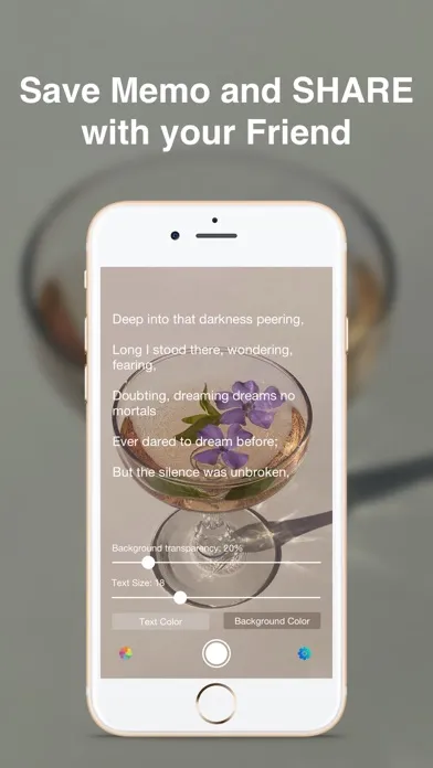Transparent Note - Memo App Screenshots