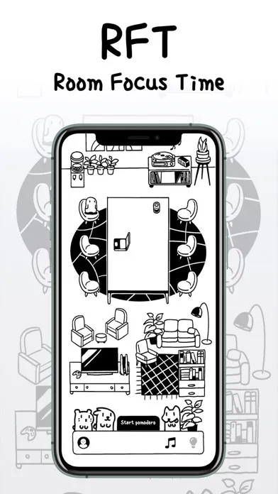 RFT: Room Focus Timer سکرین شاٹس