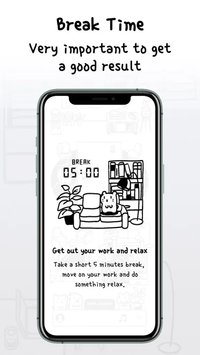 RFT: Room Focus Timer سکرین شاٹس