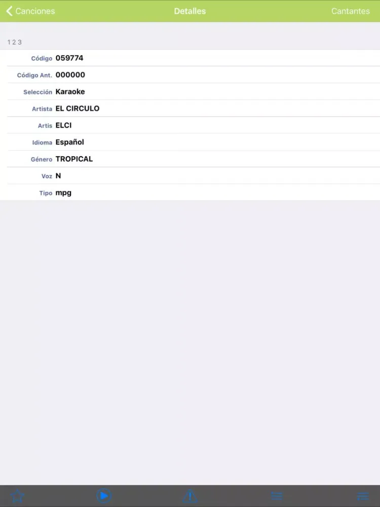 ภาพหน้าจอของ ASM Karaoke Songlist iPad 