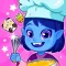 Vampire princess girl cupcake
