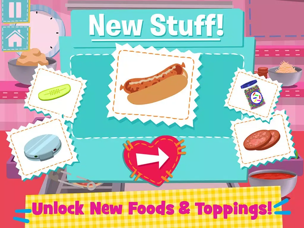 Lalaloopsy Diner - A Candy Coated Burgeria, Pizza Party Cooking Game iPad  স্ক্রিনশট