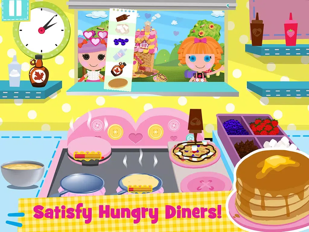 Lalaloopsy Diner - A Candy Coated Burgeria, Pizza Party Cooking Game iPad  স্ক্রিনশট
