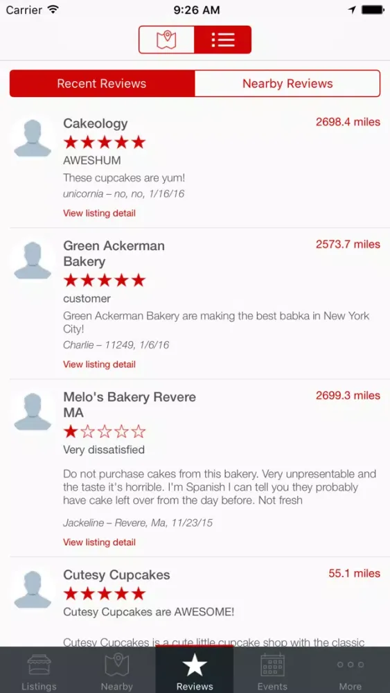 Cupcake Monster Cupcake Maps n Reviews Screenshots
