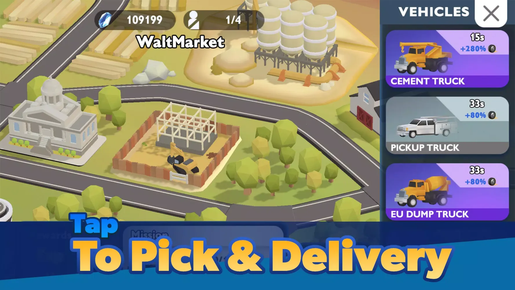 Ảnh chụp màn hình của Transport City: Truck Tycoon