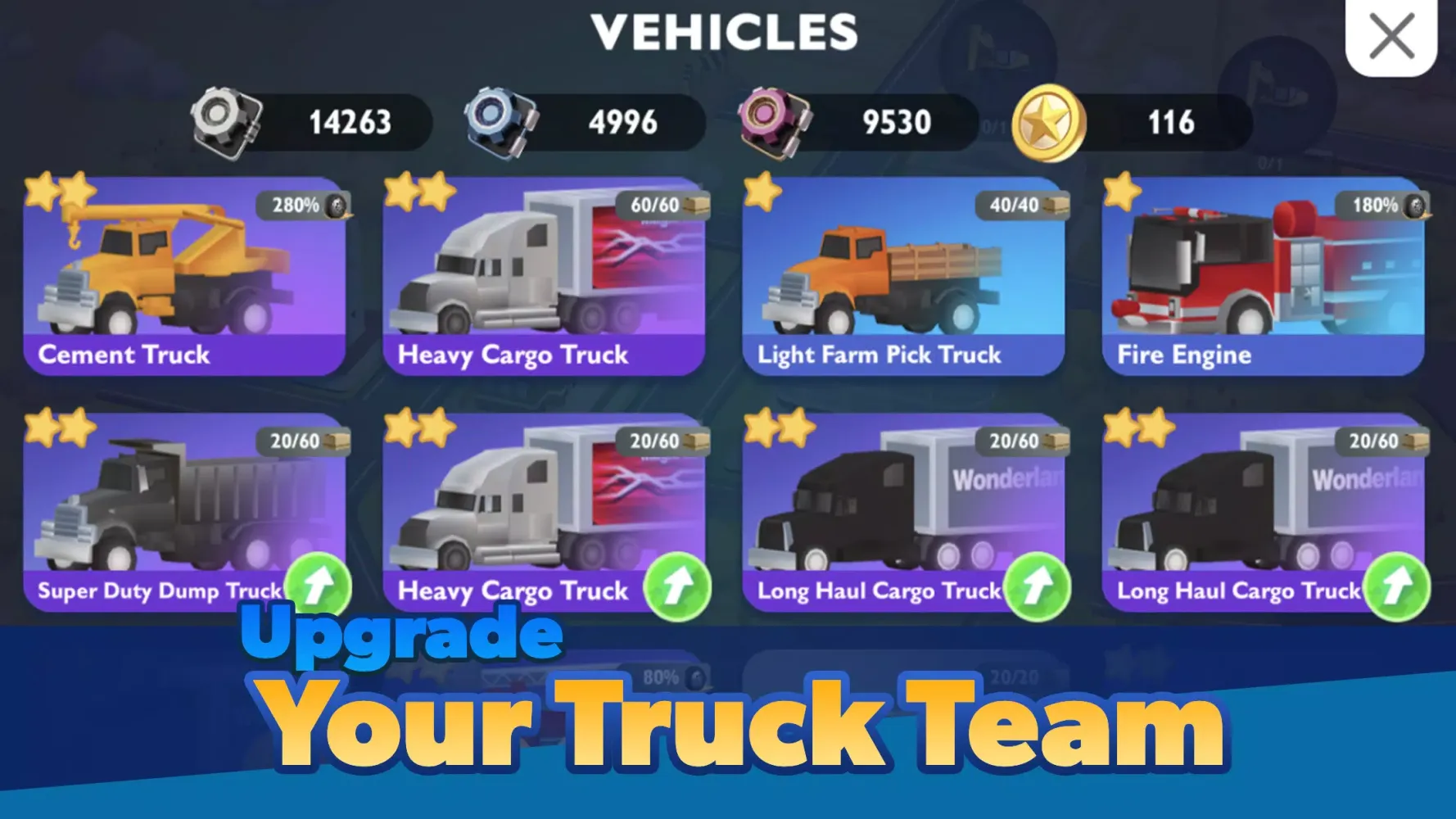 Ảnh chụp màn hình của Transport City: Truck Tycoon
