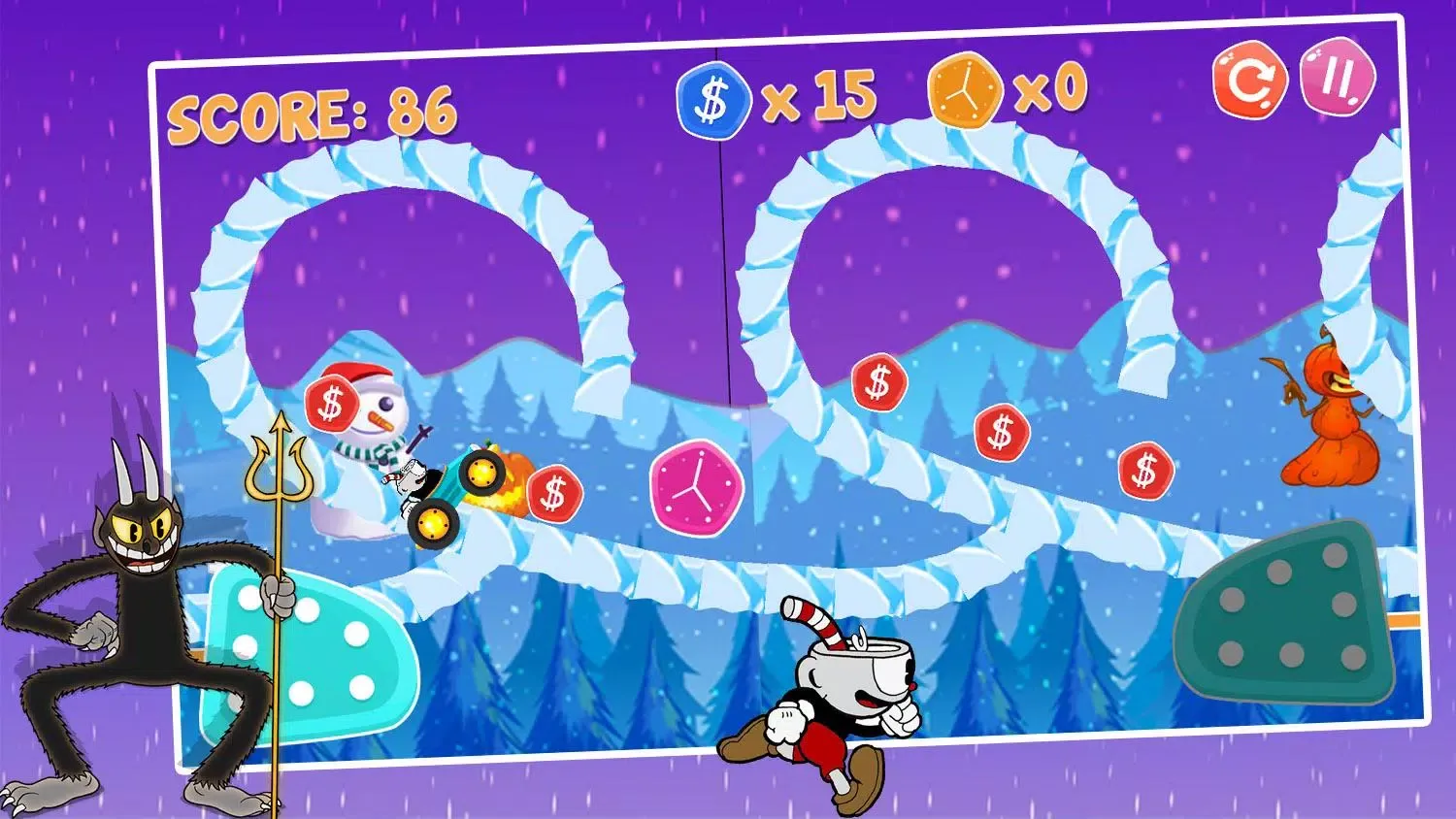 Capturas de tela do Cup on Head Racing With Mugmaan