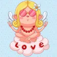 Animated Love Cupid Stickers