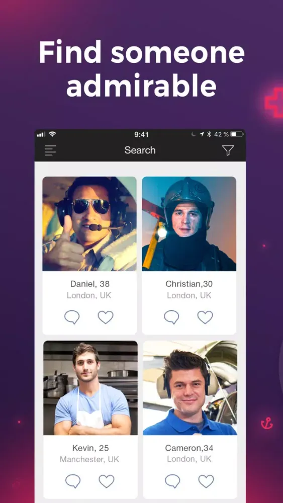 Uniform Dating - Chat & Love سکرین شاٹس