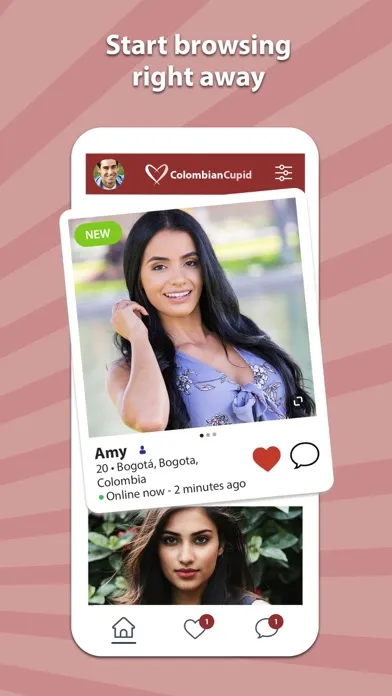 Captures d'écran de ColombianCupid: Latin Dating