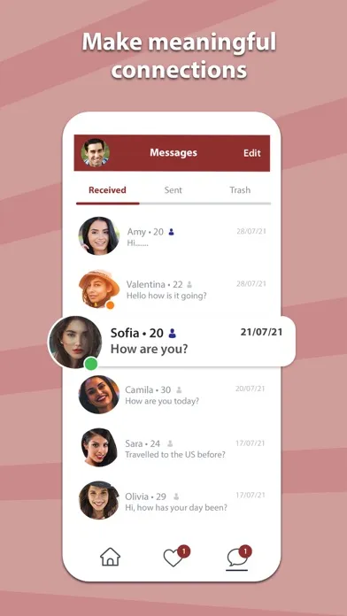 Captures d'écran de ColombianCupid: Latin Dating