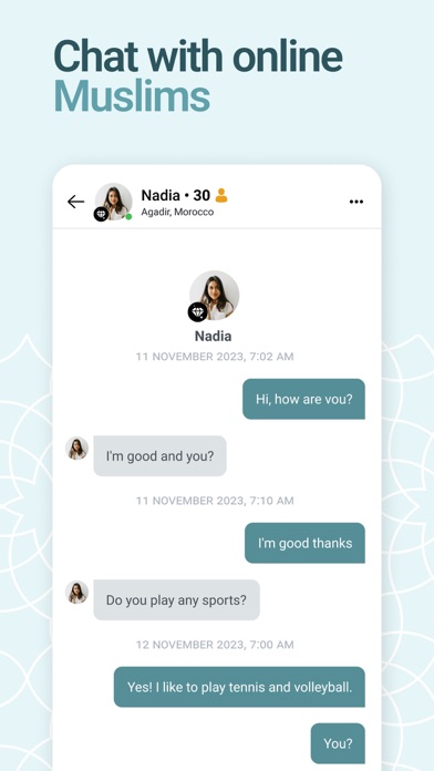 Capturas de pantalla de Muslima: Halal Muslim Dating