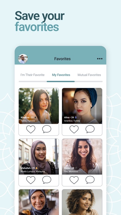 Capturas de pantalla de Muslima: Halal Muslim Dating