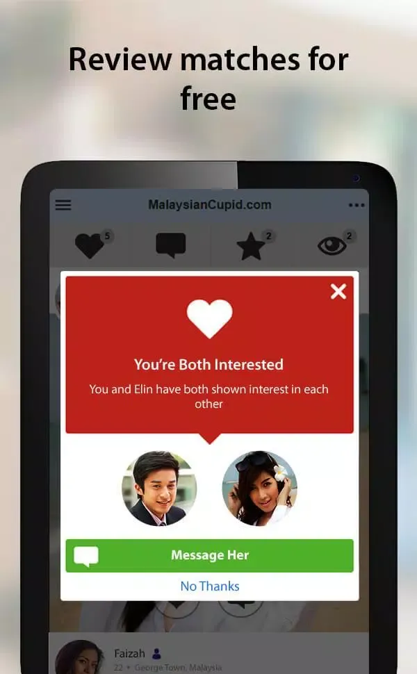 MalaysianCupid سکرین شاٹس