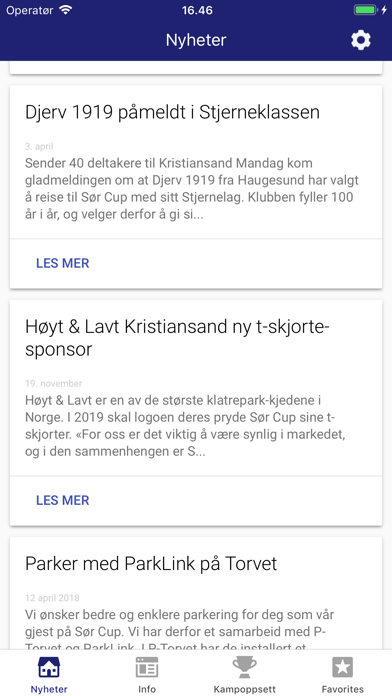 Tangkapan layar Sør Cup