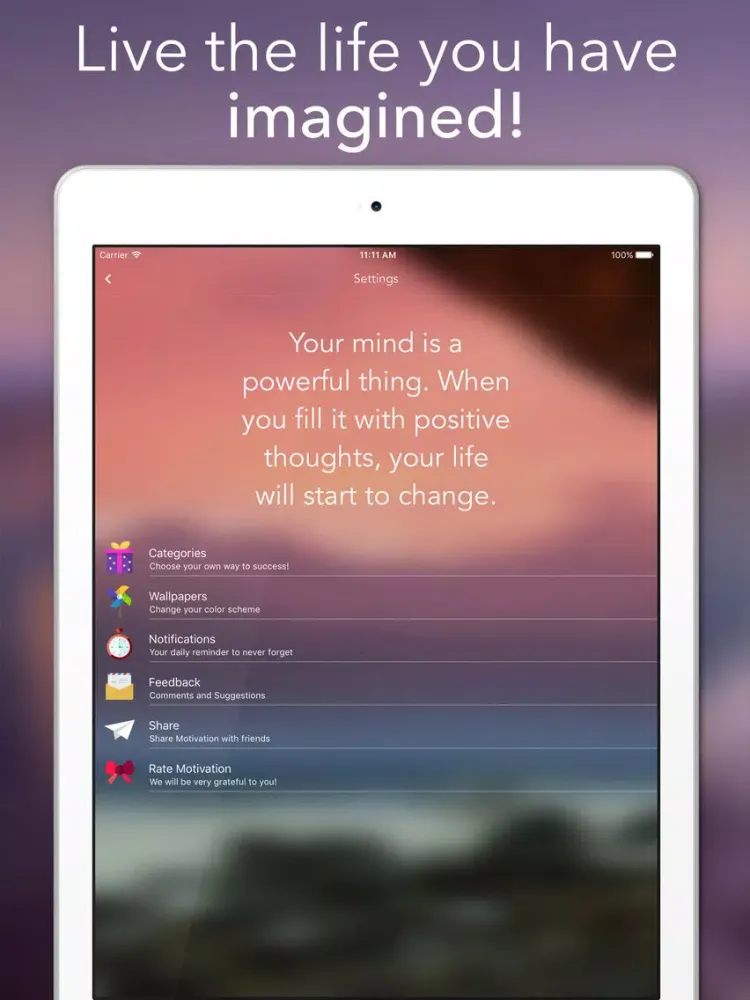 Скриншоты Motivation - Inspiration and Self-improvement iPad 