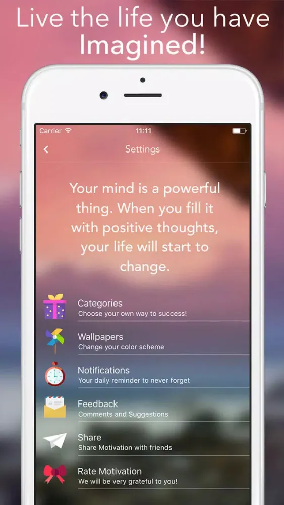 Скриншоты Motivation - Inspiration and Self-improvement