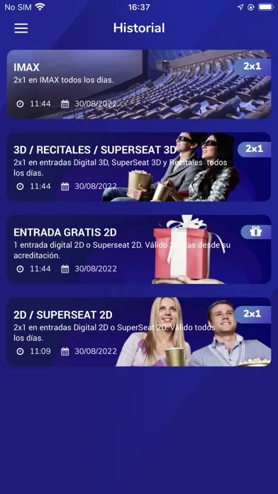 Capturas de tela do Más Showcase