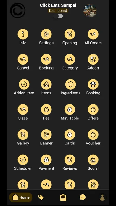 Capturas de pantalla de Click Eats - Merchant